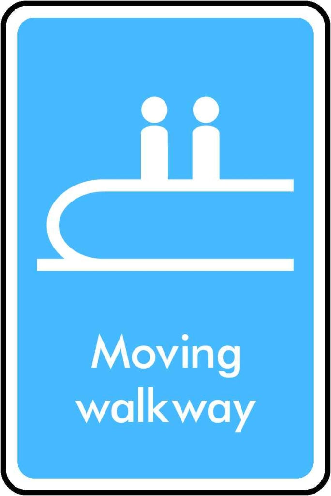Moving walkway - Safety Decals Ltd