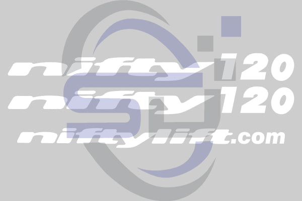 NiftyLift 120 Cosmetic Decal Kit - Safety Decals Ltd