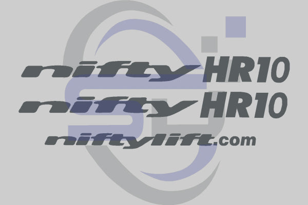 Niftylift HR10 Cosmetic Decal Kit - Safety Decals Ltd