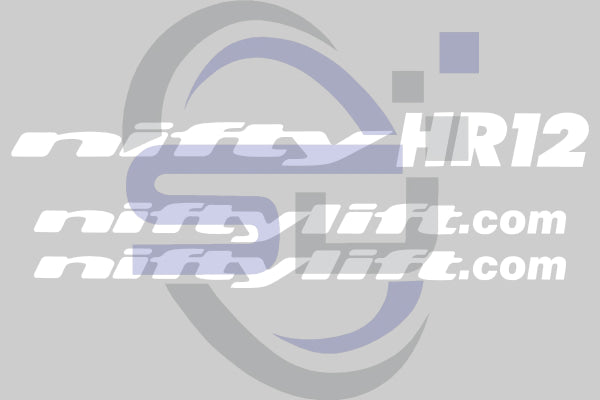 Niftylift HR12 Cosmetic Decal Kit - Safety Decals Ltd