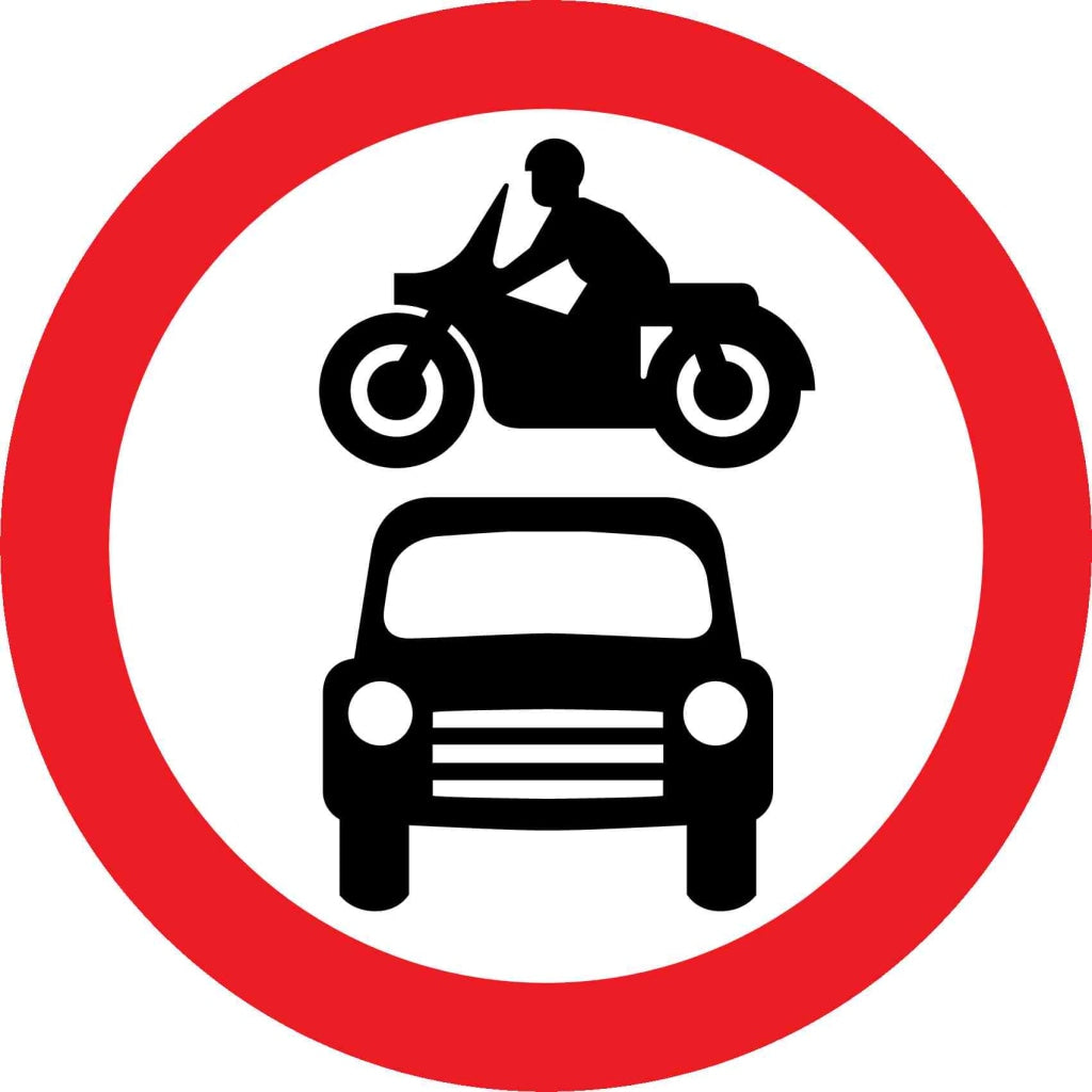 no motor vehicles - Safety Decals Ltd