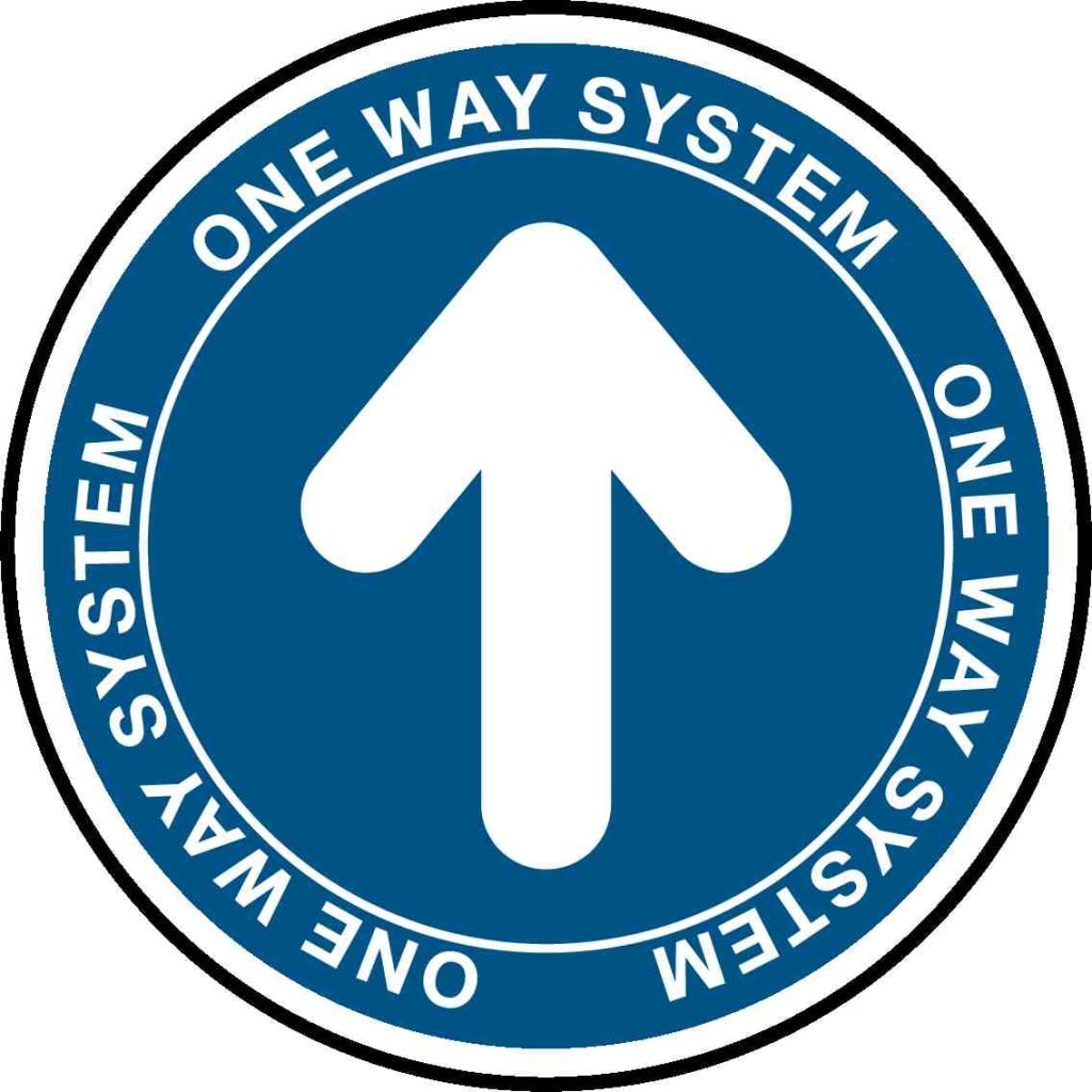 ONE WAY SYSTEM - Safety Decals Ltd