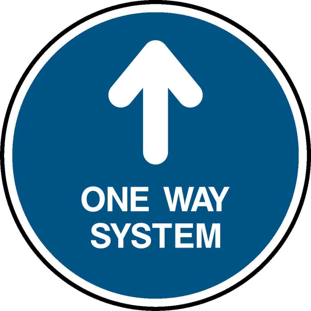 ONE WAY SYSTEM - Safety Decals Ltd