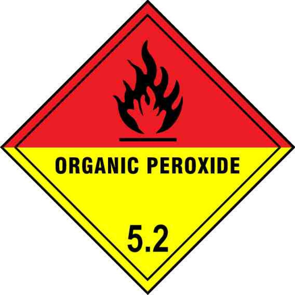 ORGANIC PEROXIDE
52 - Safety Decals Ltd