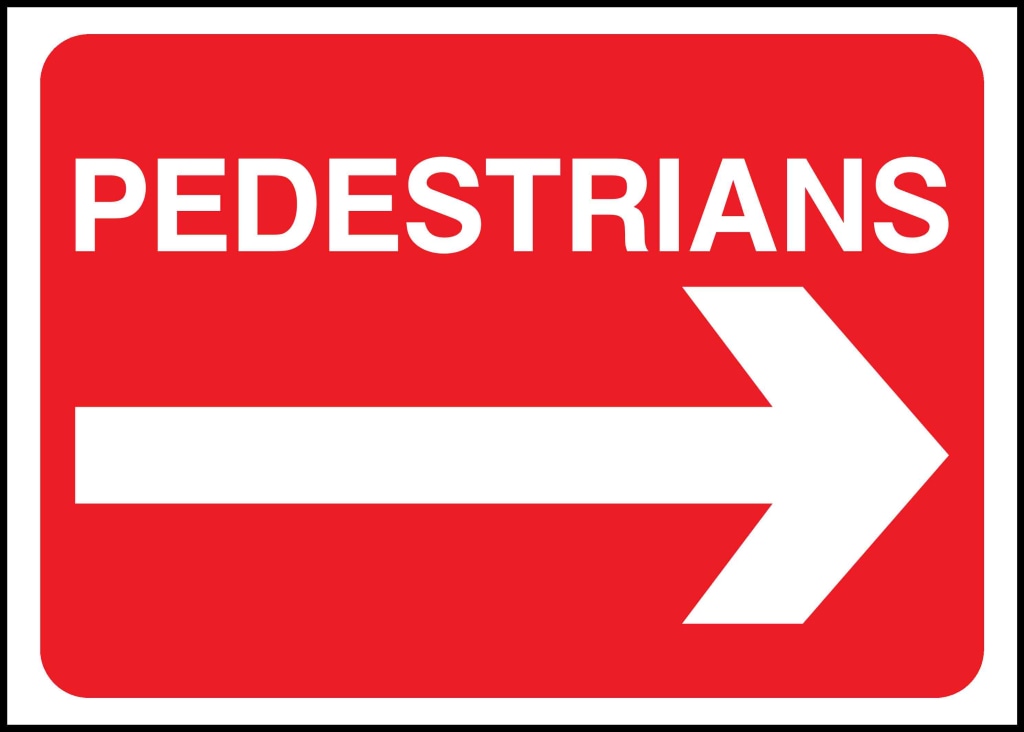 PEDESTRIANS - Safety Decals Ltd
