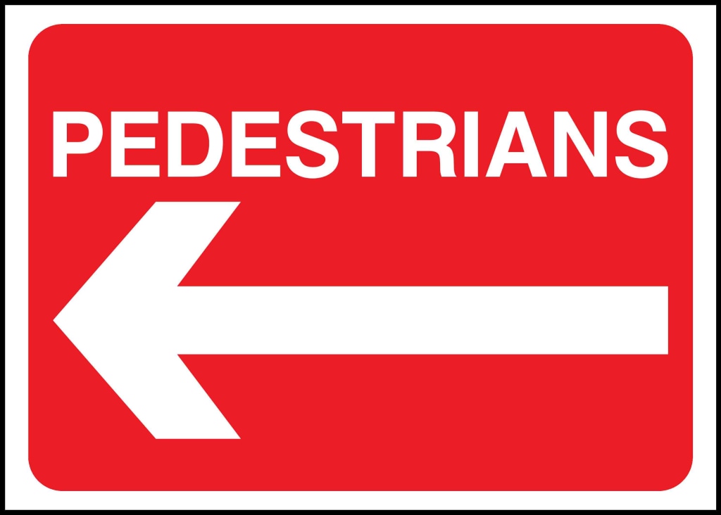 PEDESTRIANS - Safety Decals Ltd