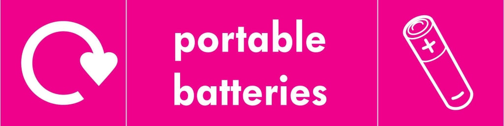 portable batteries - Safety Decals Ltd