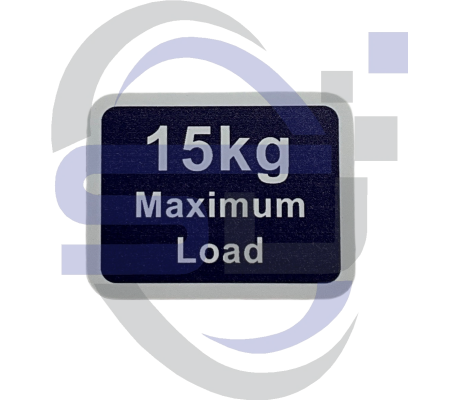 Power Tower, 15kg max load Single Decal, SAF1020 - Safety Decals Ltd