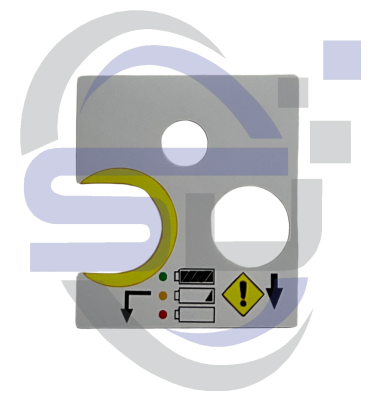 Power Tower, Emergency lowering Single Decal, SAF1031 - Safety Decals Ltd