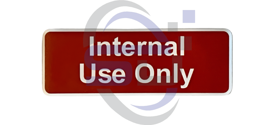 Power Tower, Internal Use Only, Single Decal, SAF1060 - Safety Decals Ltd