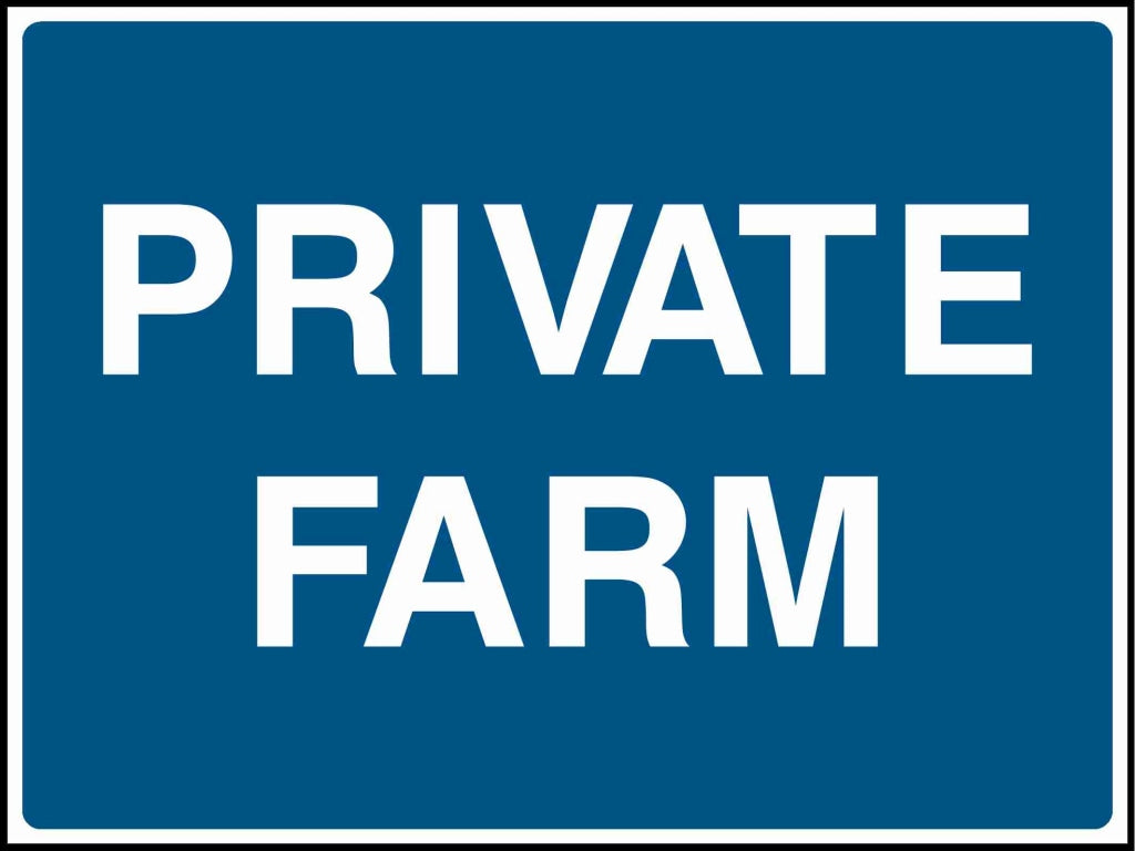 PRIVATE FARM - Safety Decals Ltd