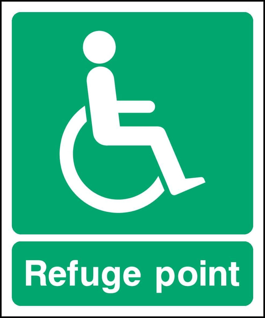 Refuge point - Safety Decals Ltd