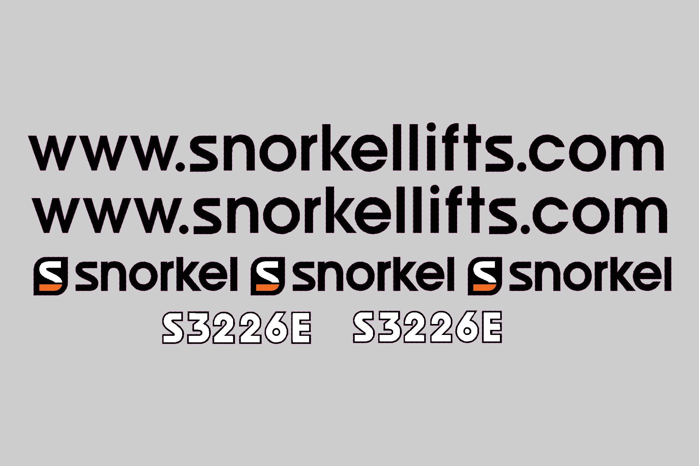 Snorkel S3226E Cosmetic Decal Kit