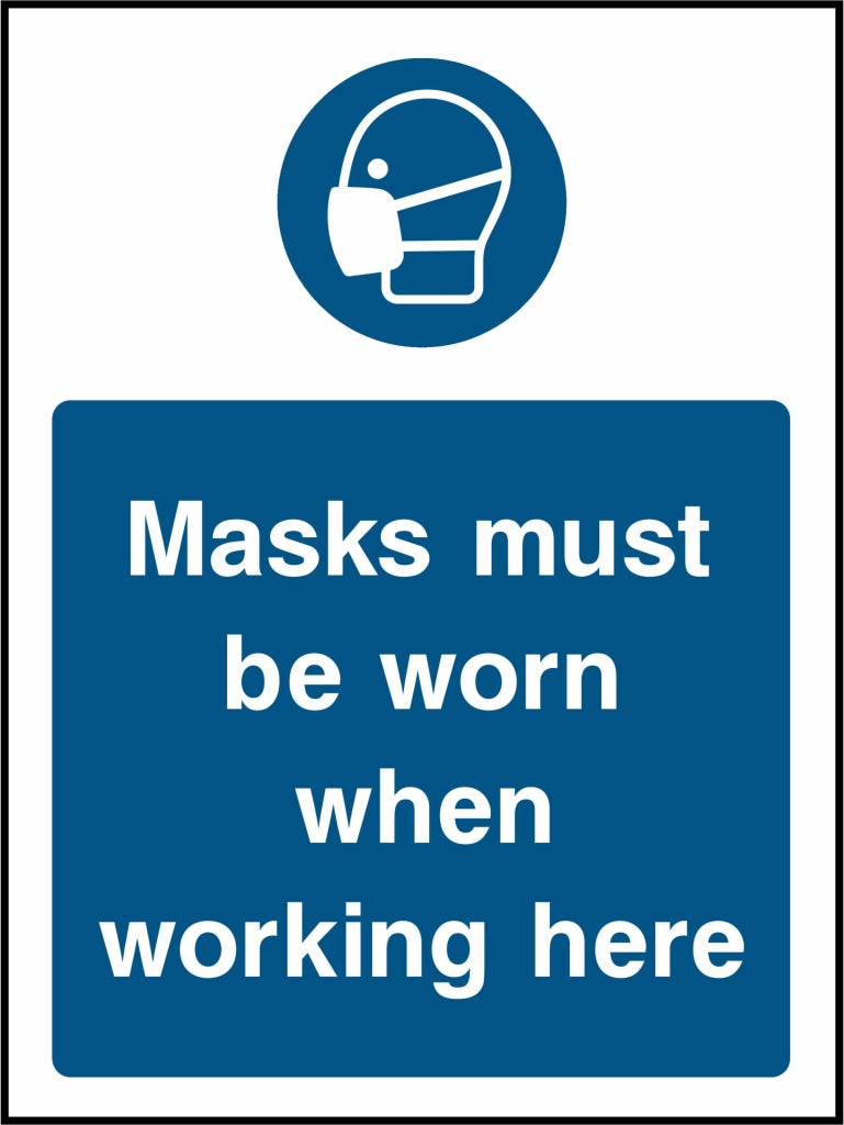 Safety helmets must be worn in this area - Safety Decals Ltd