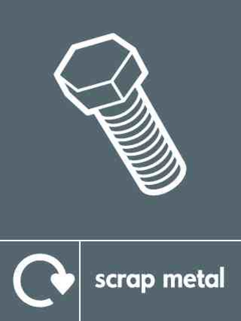 scrap metal - Safety Decals Ltd