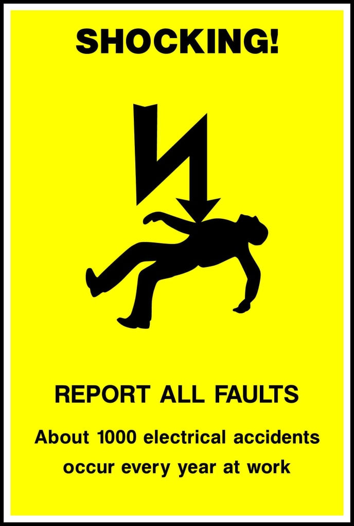 SHOCKING REPORT ALL FAULTS - Safety Decals Ltd