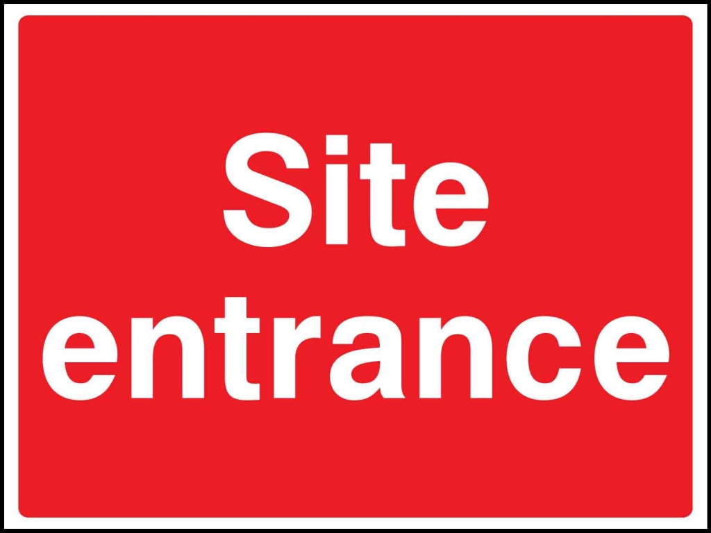 site entrance - Safety Decals Ltd