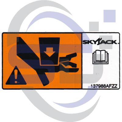 Skyjack Single Decal 137988_AFZZ - Safety Decals Ltd