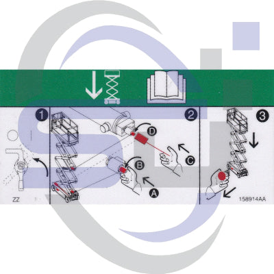 Skyjack Single Decal 158914_AA - Safety Decals Ltd