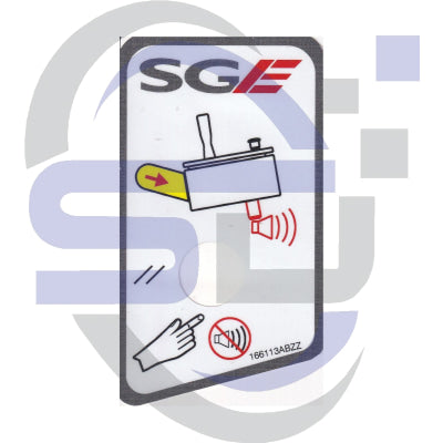 Skyjack Single Decal 166113_ABZZ - Safety Decals Ltd