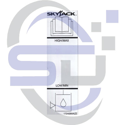 Skyjack Single Decal 172426_AAZZ - Safety Decals Ltd