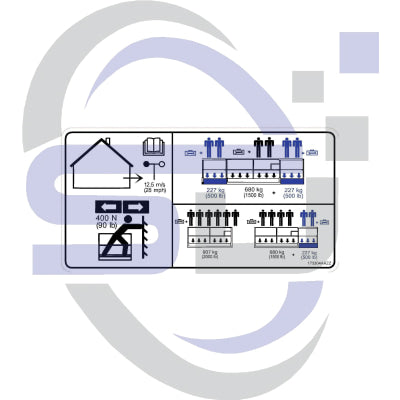 Skyjack Single Decal 173304AAZZ - Safety Decals Ltd