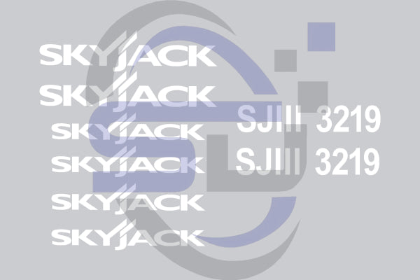 Skyjack SJ3219 Cosmetic Decal Kit - Safety Decals Ltd