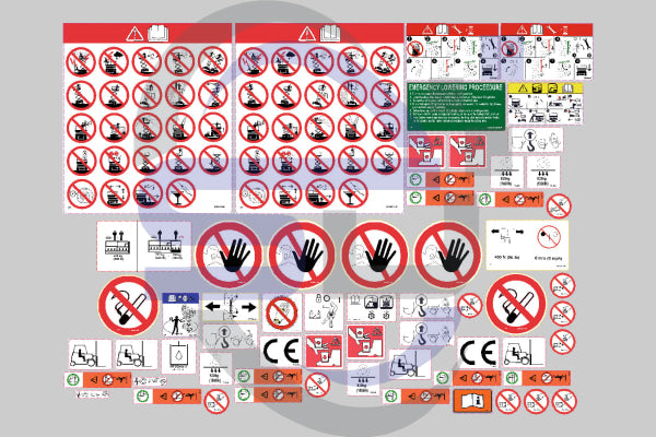 Skyjack SJ3220 Safety Decal Kit - Safety Decals Ltd
