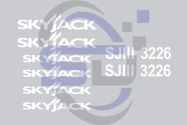 Skyjack SJ3226 Cosmetic Decal Kit - Safety Decals Ltd