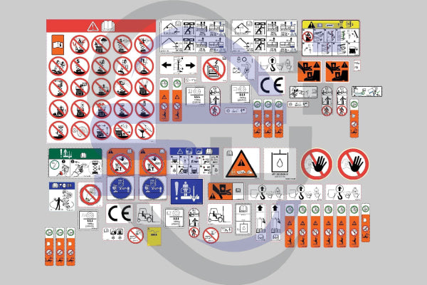 Skyjack SJ4732 Safety Decal Kit - Safety Decals Ltd