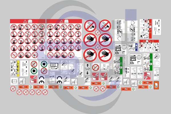 Skyjack SJ6832RT Safety Decal Kit - Safety Decals Ltd