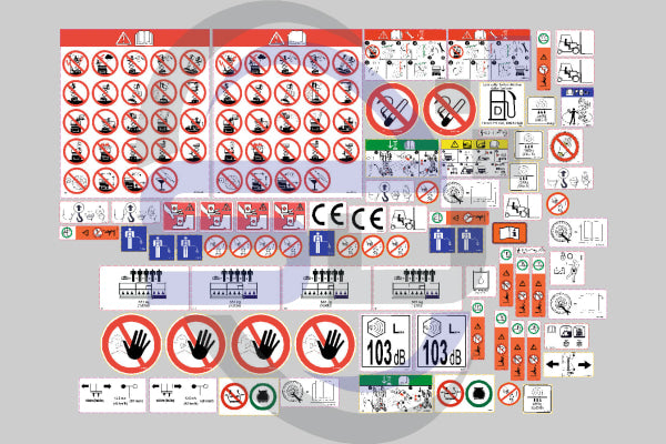 Skyjack SJ8841RT Safety Decal Kit - Safety Decals Ltd