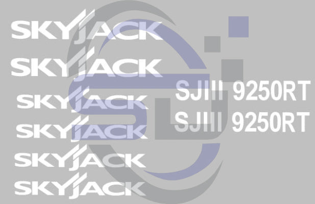 Skyjack SJ9250RT Cosmetic Decal Kit - Safety Decals Ltd