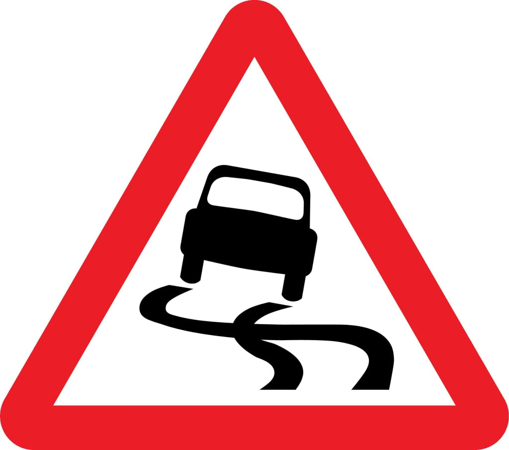slippery road - Safety Decals Ltd