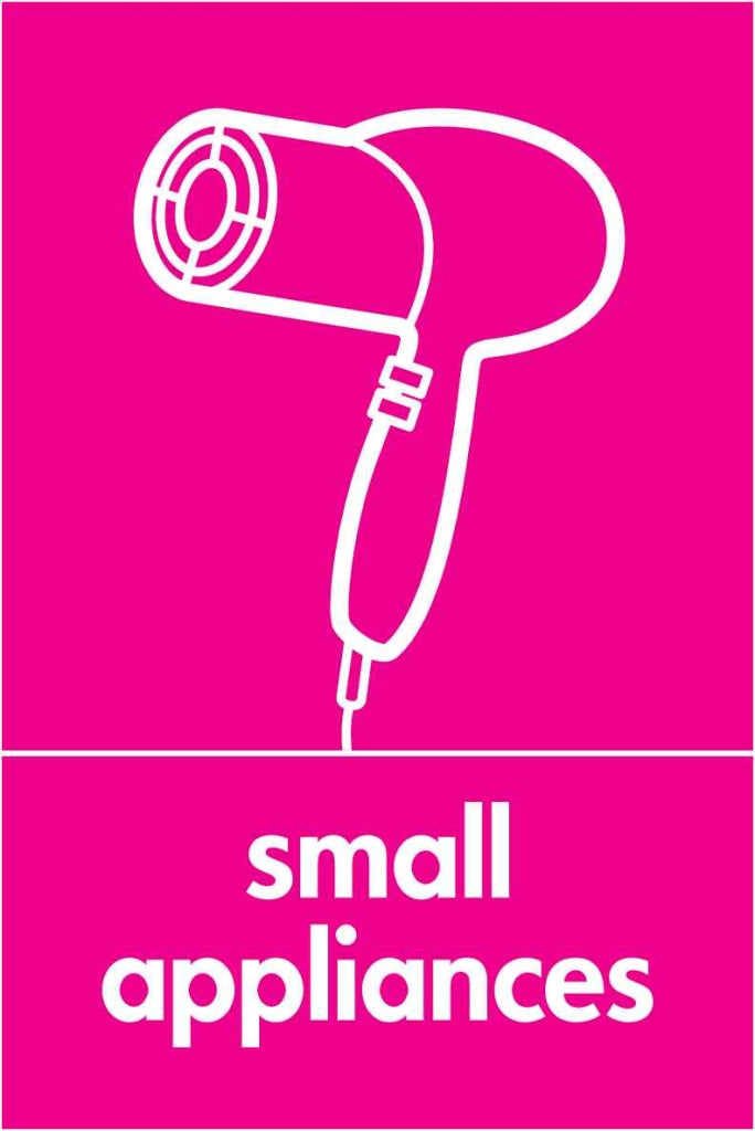 small appliances - Safety Decals Ltd