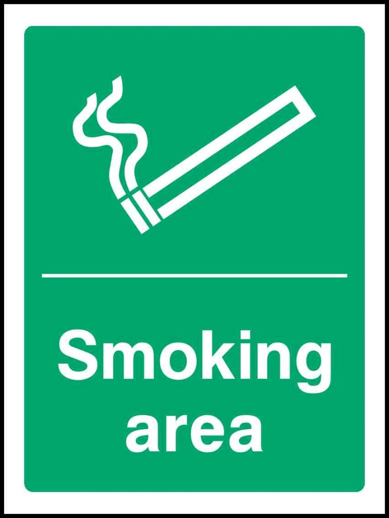 Smoking area - Safety Decals Ltd
