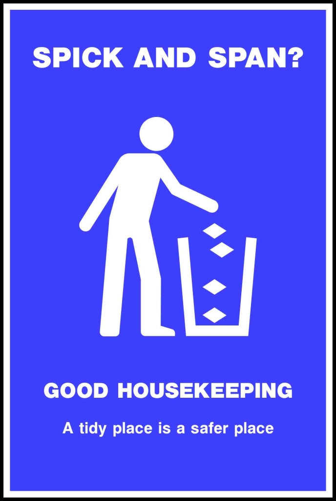 SPICK AND SPAN GOOD HOUSEKEEPING - Safety Decals Ltd
