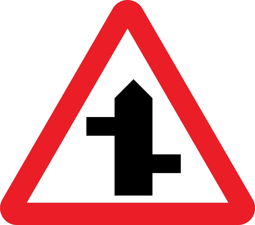 Staggered junction - Safety Decals Ltd