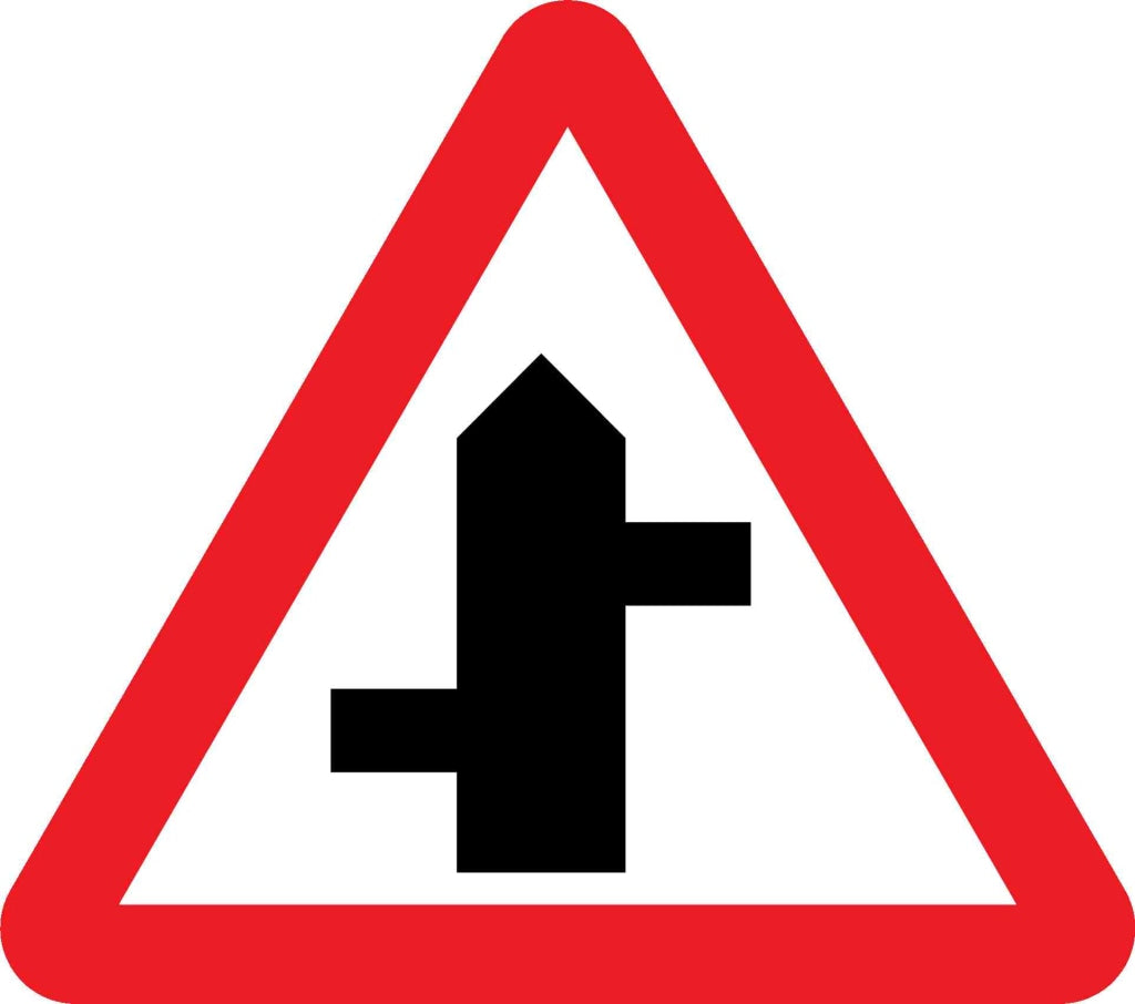 Staggered junction - Safety Decals Ltd