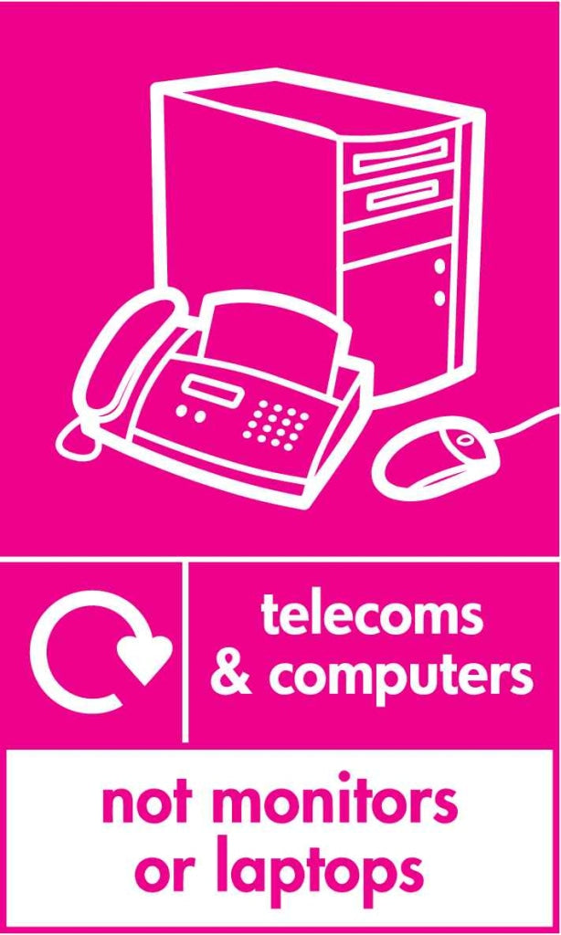 telecoms & computers
not monitors or laptops - Safety Decals Ltd
