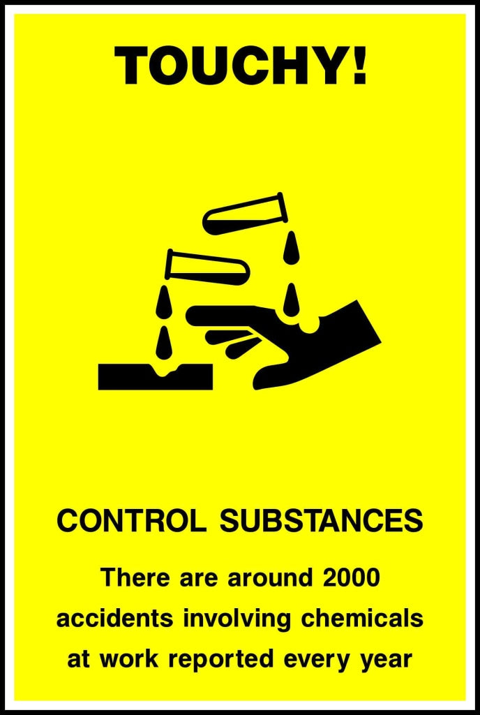 TOUCHY CONTROL SUBSTANCES - Safety Decals Ltd