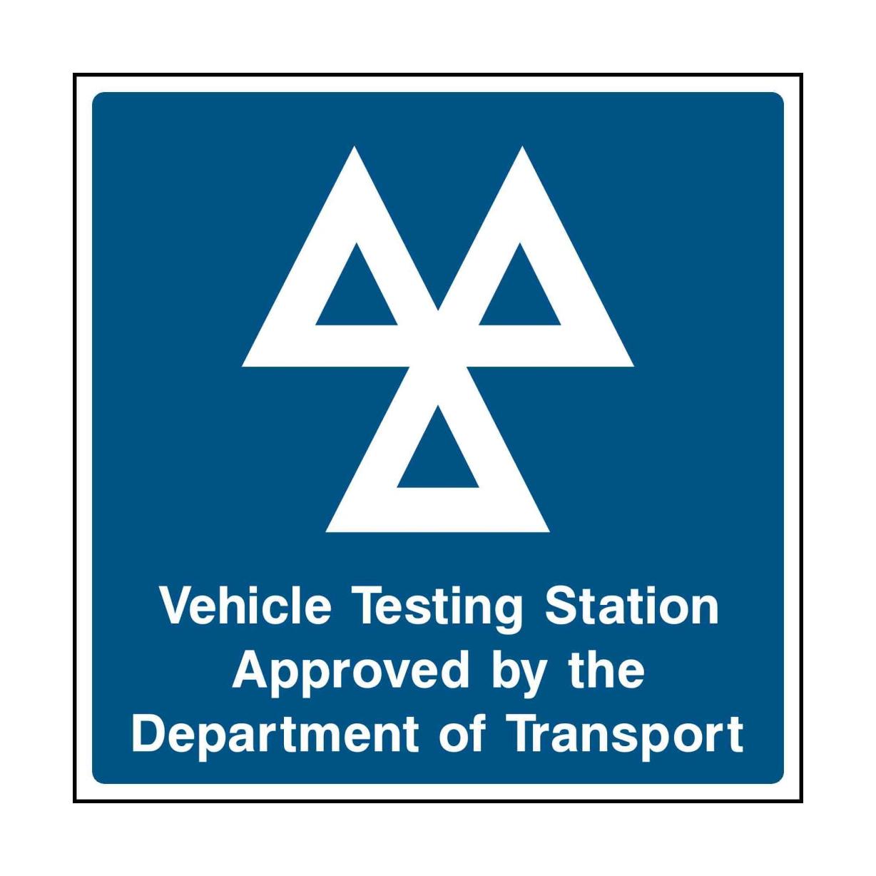 Vehicle Testing Station Approved by the Department of Transport - Safety Decals Ltd