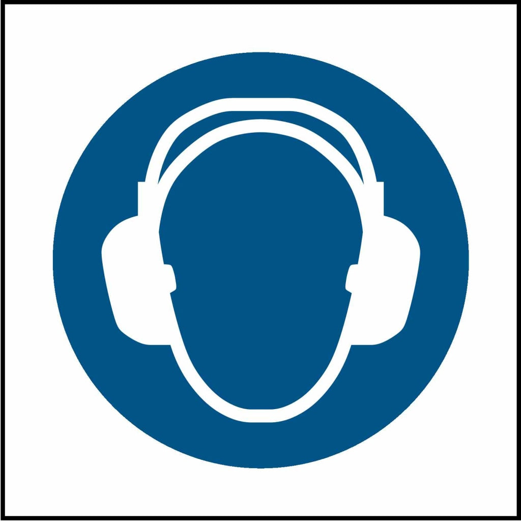 Wear Ear Defenders - Safety Decals Ltd