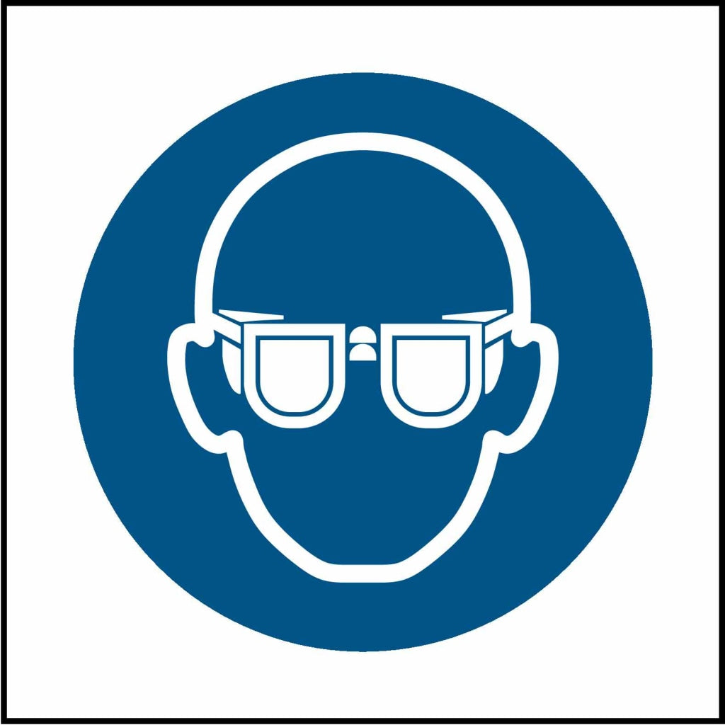 Wear Goggles - Safety Decals Ltd