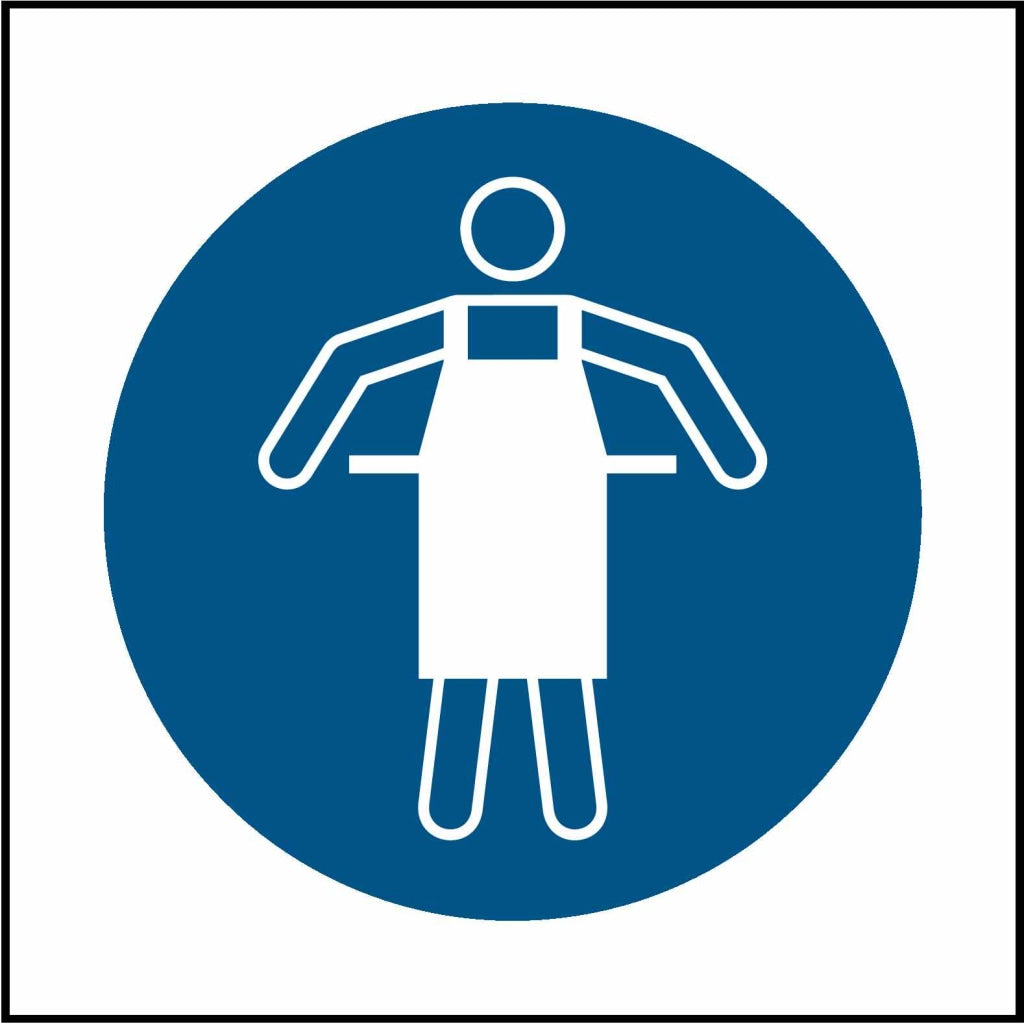Wear Protective Apron - Safety Decals Ltd