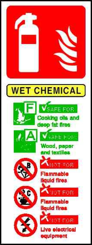 WET CHEMICAL
FVSAFE FOR
Cooking oils and deep fat fire - Safety Decals Ltd