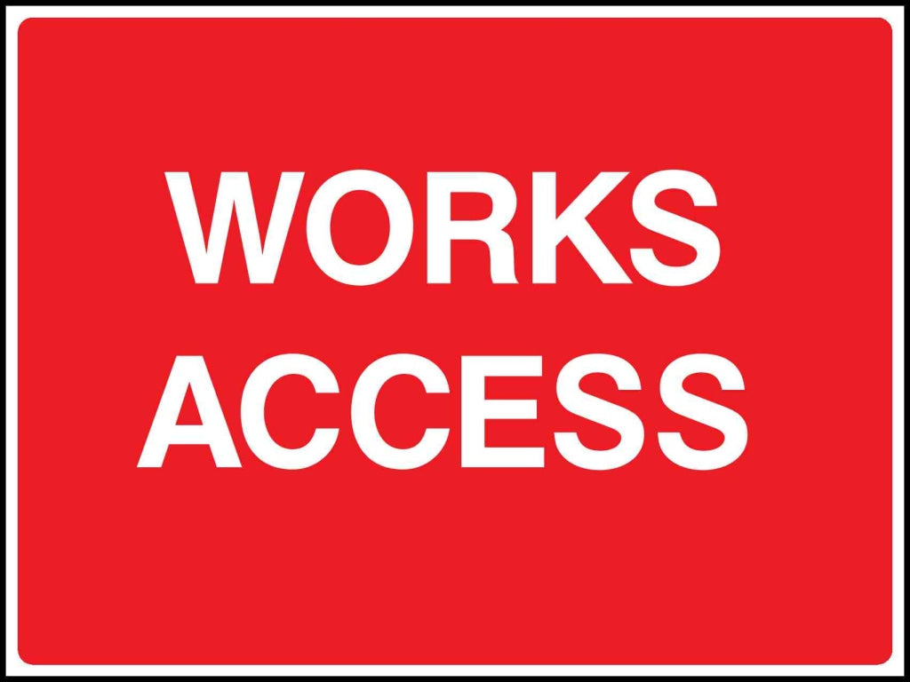 WORKS ACCESS - Safety Decals Ltd