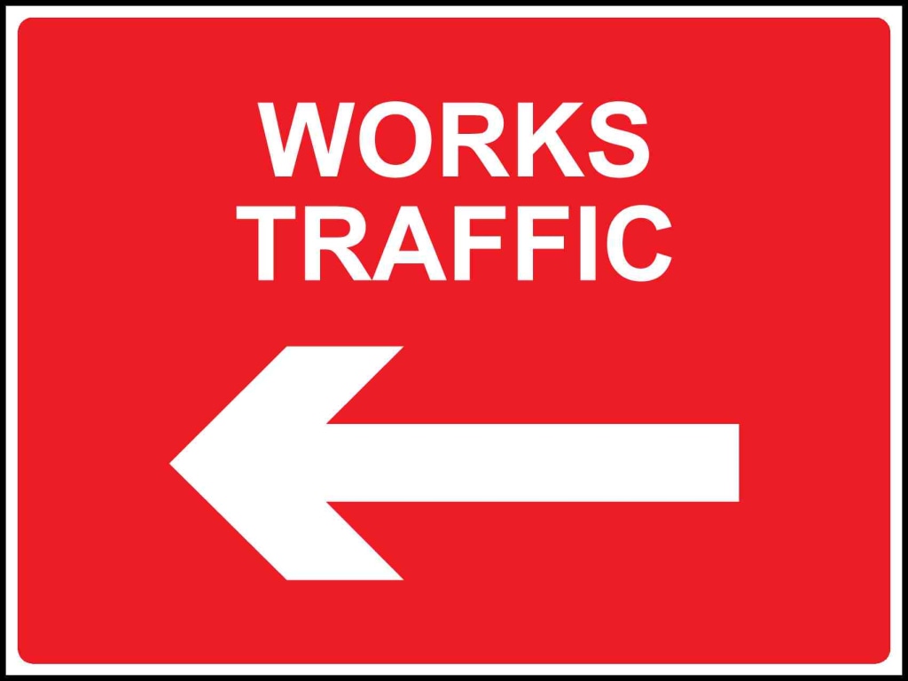 WORKS TRAFFIC - Safety Decals Ltd