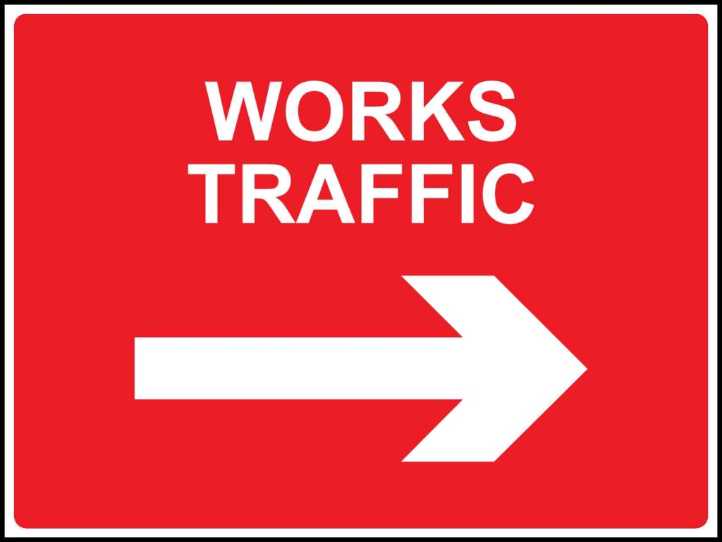 WORKS TRAFFIC - Safety Decals Ltd