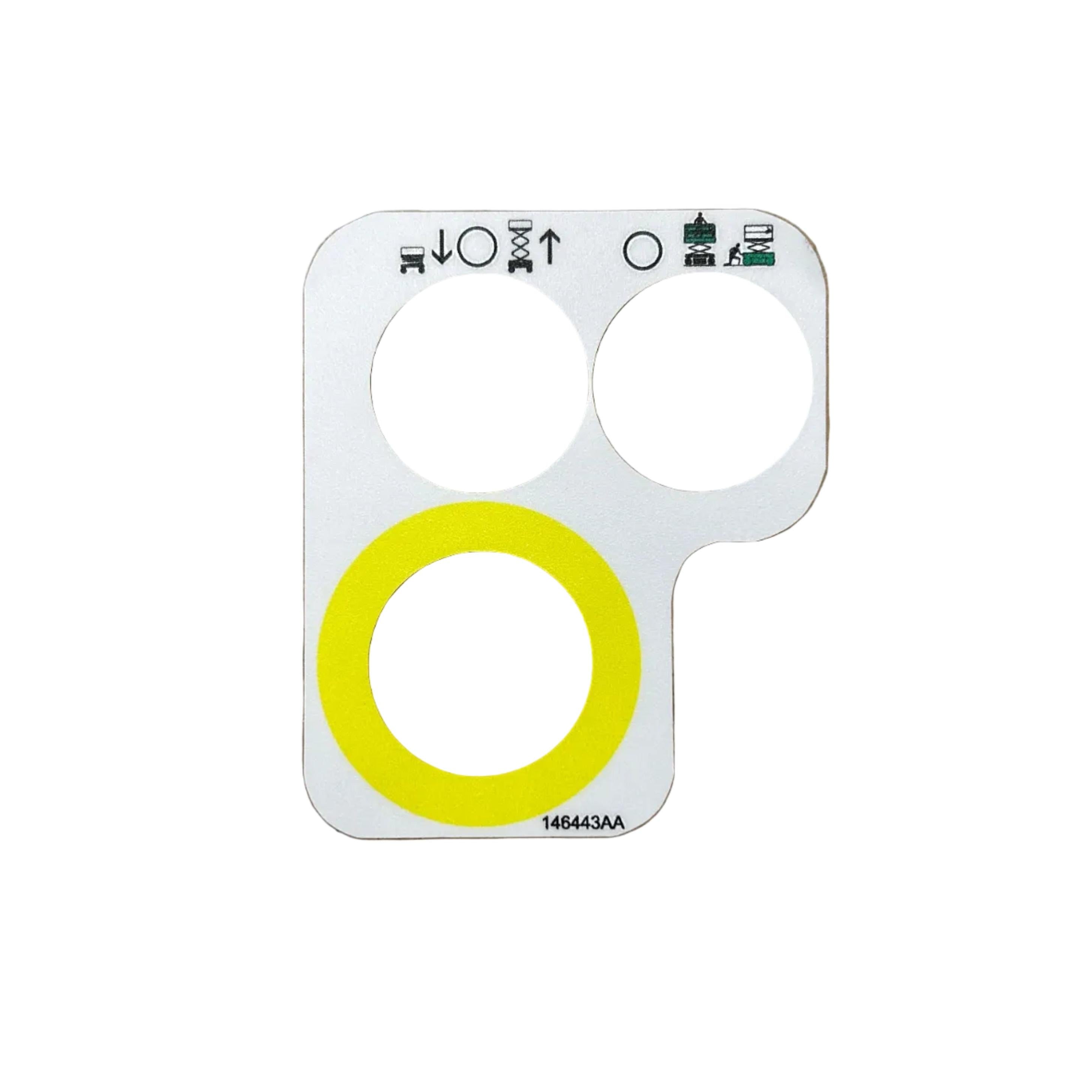 Skyjack Single Decal Lower control Decal 146443